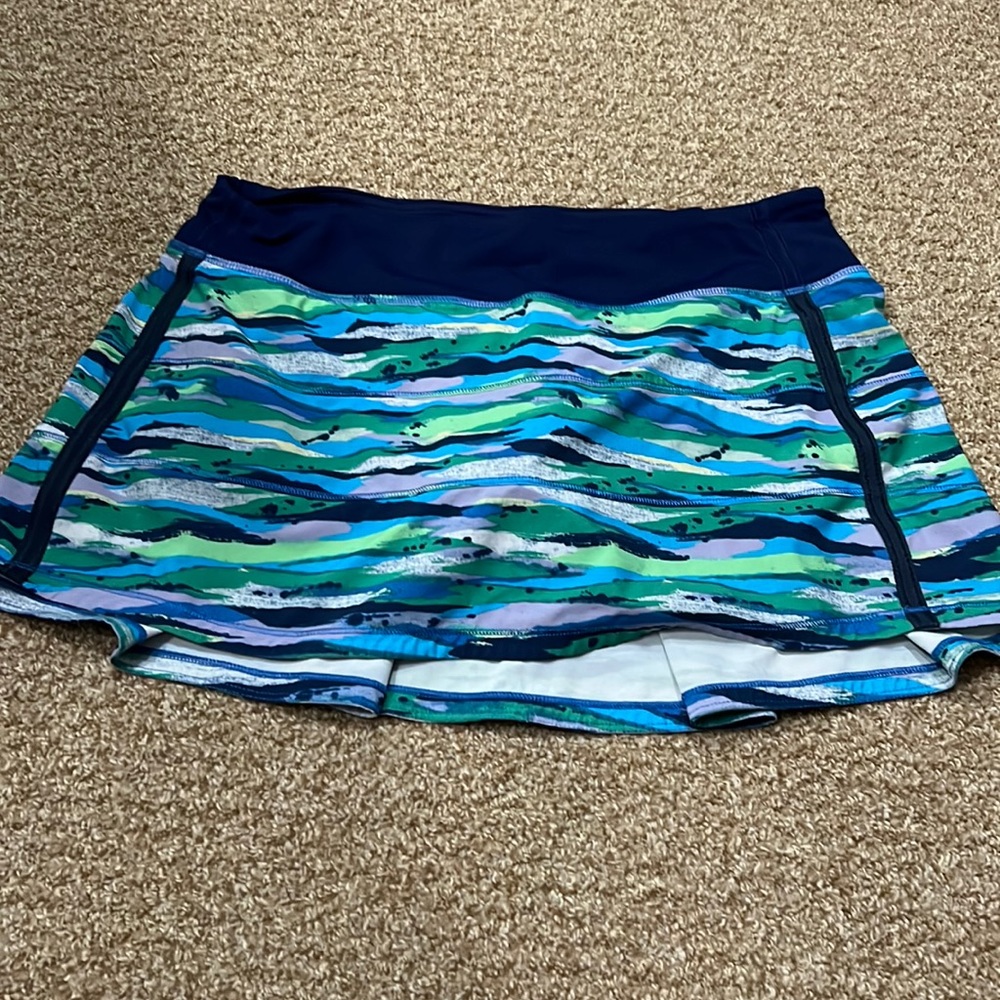 lululemon Pace Rival Skirt II Seven Wonders/Hero Blue Size 6